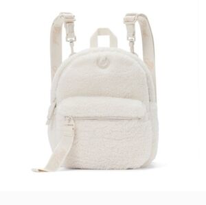 Victoria Secret PINK Sherpa Cream Backpack